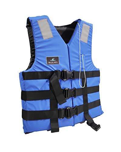 Image of Jilani Adult Safety Life Jacket Weight Capacity Up to 70Kg (Blue 100Kgs)