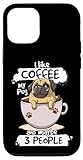 Photo Gallery custodia per iphone 15 mi piace il caffè my pug lover pug dogs cute pug face funny pug Photo Gallery custodia per iphone 15 mi piace il caffè my pug lover pug dogs cute pug face funny pug