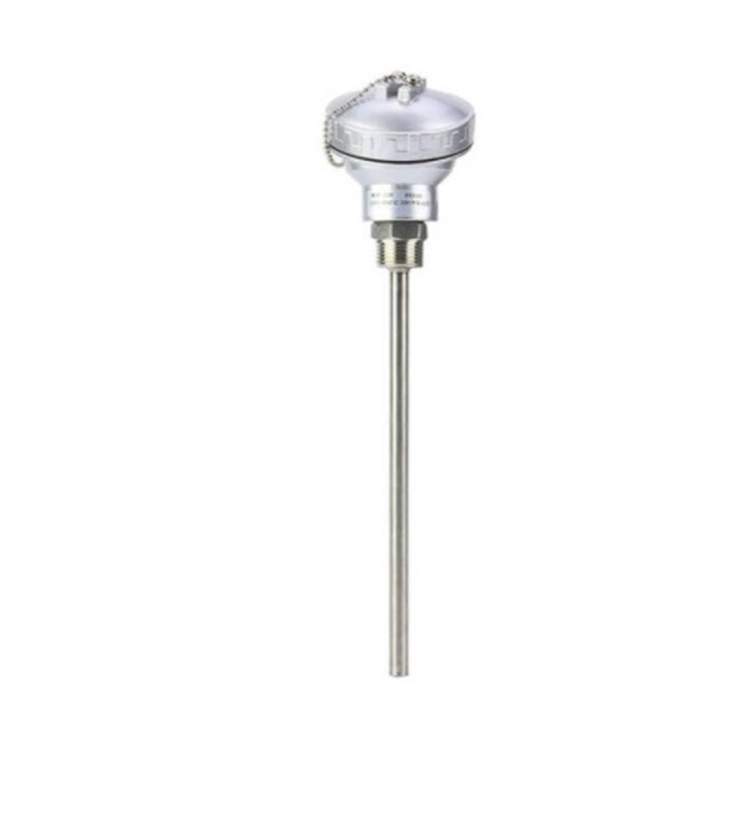 JJKKOZVQF PT100 Temperature Sensor Wzp-PT100 Thermal Resistance Probe Integrated Temperature Transmitter 4-20mA(300mm)