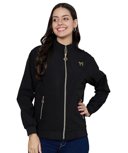 Image of eKools Nylon Full Sleeve Solid Women's Jacket