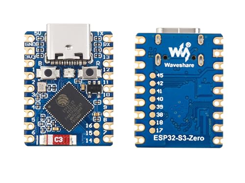 ESP32-S3 Mini Development Board, Based on ESP32-S3FH4R2 Dual-Core Processor, 240MHz, Support 2.4GHz Wi-Fi & Bluetooth 5, Support IoT, Mobile Devices, Wearable Electronic Devices, Smart Homes