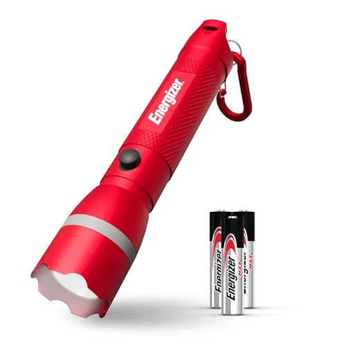 Energizer R-300 LED Flashlight Emergency Safety Light, Bright IPX4 Water Resistant Flash Light, Durable Emergency Light for Hurricane Preparedness, Batteries Included