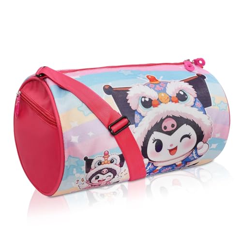 Image of Stylbase Kids Duffle Travel Bag | Durable Lightweight Polyester Sports & Gym Kids Luggage Carry Bag for Boys & Girls | Travelling Bag for Swimming, Dance, School & Weekend Trips (Multicolor, 18)