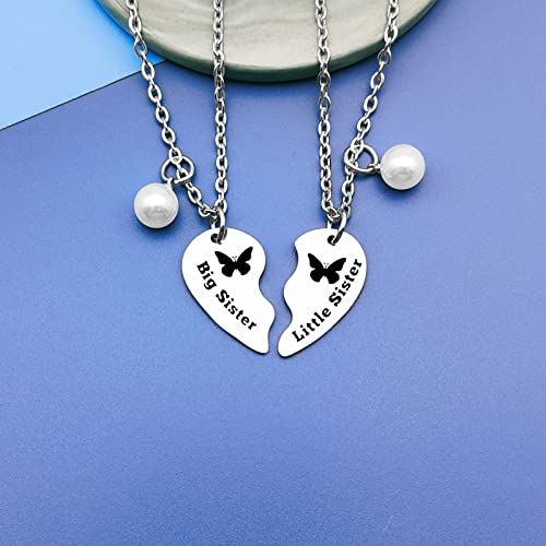 DlaeKua Sister Birthday Necklace Sisters Gifts from Bestie Friends Necklace Set for 2 BFF Jewelry Best Friend Soul Sister Gift Christmas Birthday Graduation Thanksgiving Gifts3