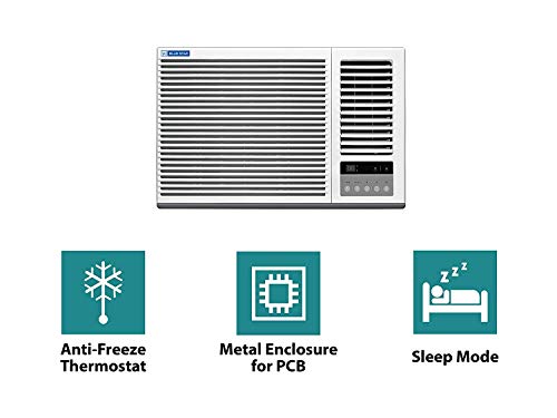 Image of Blue Star 1.5 Ton 5 Star Window AC (Copper, 5W18GBT, White)