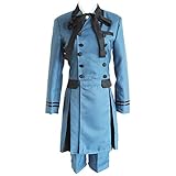 Gegexli Anime Black Butler Cosplay Costumes Ciel Phantomhive Detective Uniforms Halloween Party (S)