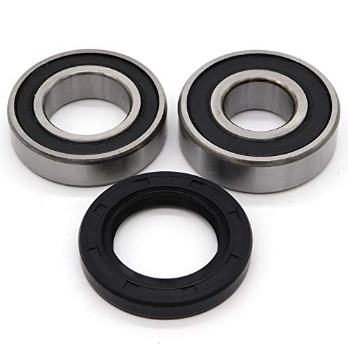 3 Pcs Set Front Wheel Bearings and Oil Seal For Yamaha Golf Cart G14 G16 G19 G20 G21 G22 & G29 Replace OEM Part 93306-204X0,93306-005Y3,93102-30083
