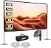 Beamer Leinwand mit Ständer 100 Zoll, EMART Tragbare 16:9 HD 4K Faltbar Indoor Outdoor Projektor Leinwand mit Tragetasche und Robuster Basis, Projector Screen für den Garten, Partys und Heimkino