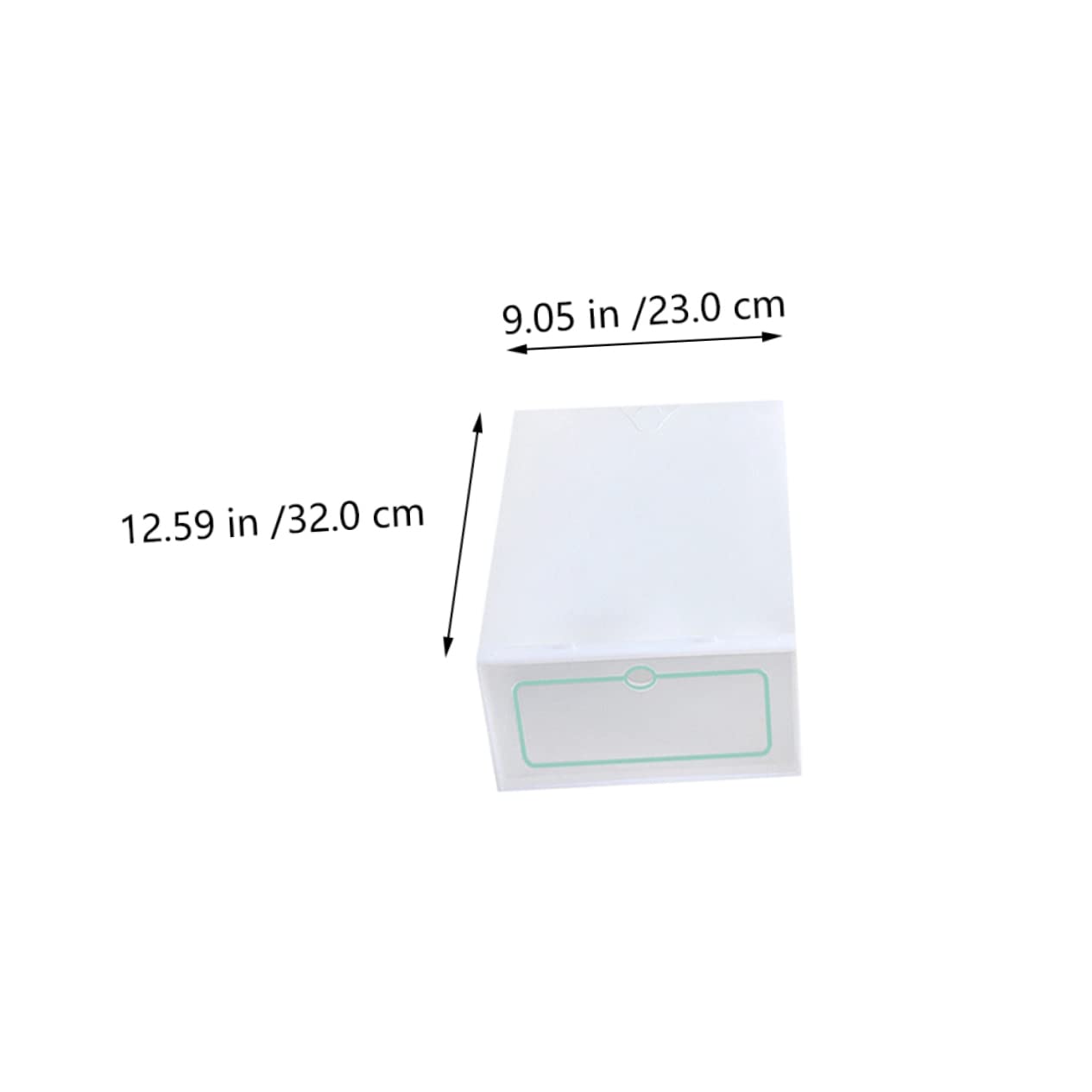 Amosfun 12 Cajas contenedores de Almacenamiento de Zapatos zapateros apilables cajón contenedor de Zapatos Ropa Caja de almacenaje Caja de Zapatos casa de molusco