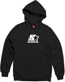 Baker Skateboards Hoodie B Star Black Size M at Amazon Men's