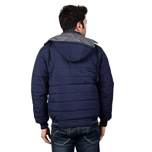 Image of Quark Export Quality Reversible Puffer Jacket in GLD Material best for Winterwear /Hiking /Biking /Camping /Mountaineering /Racing /Climbing /Tracking(Control Temperature up to 3 Degree Celsius.)(3C)