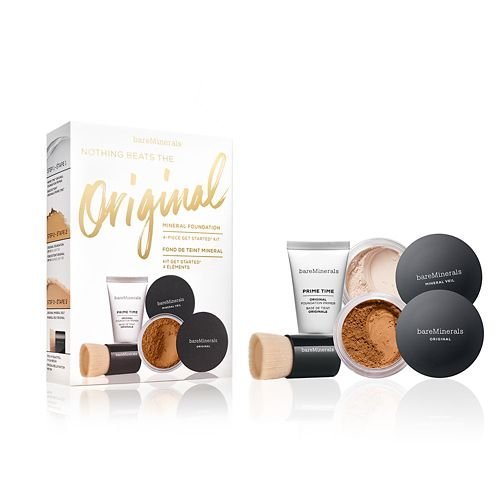 bareMinerals Get Started Mineral Foundation Makeup Set Kit - Neutral Dark