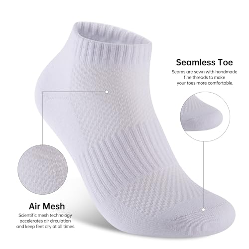 Womens Cotton Ankel Socks, Athletic Performance Running Moisture Wicking Breathable socks4