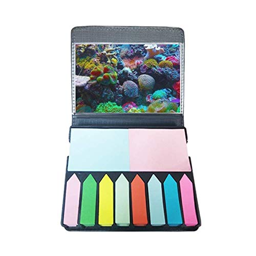 Bloc note repositionnable corail pour retrouver vos pages ocean