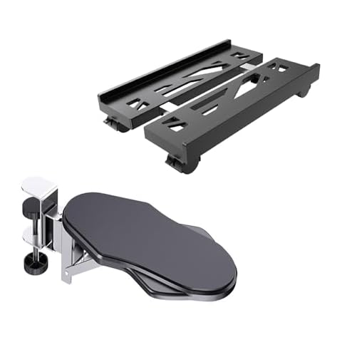 Hovadova Adjustable Mobile CPU Stand,Computer Arm Rest Support Cover