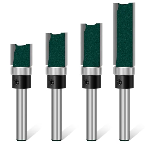 Feanron Flush Trim Router Bit Set