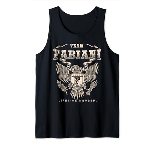 Team Fabiani Lifetime Member - Fabiani Name Tank Top