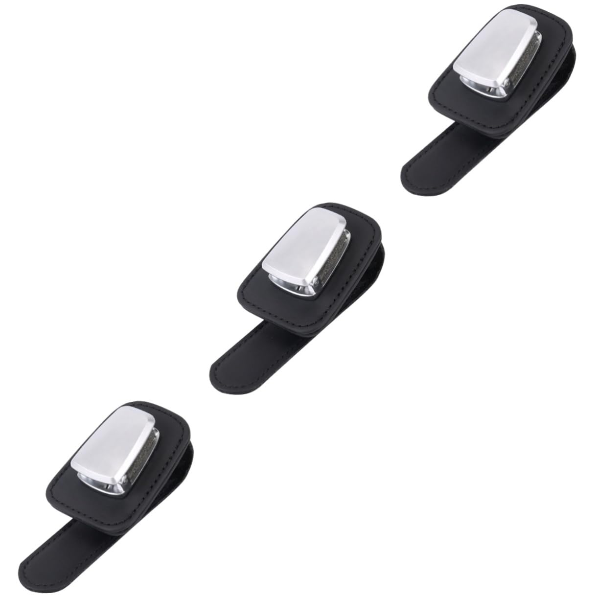 3piezas Portavasos para Gafas De para Vehículos Clip para Parasoles Soporte Multifuncional para Tickets y Tarjetas Organizador Práctico para Automóviles