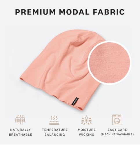 Image of Summer T-Shirt Beanie for Men & Women - Soft Modal - Slouchy Style