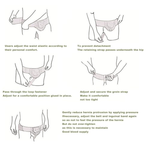Faja para Hernia Abdominal para Hombre, Talla Única miniatura 4