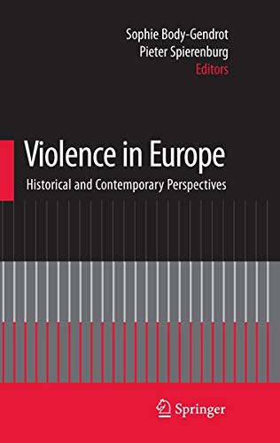 Buy Violence in Europe: Historical and Contemporary Perspectives — BookShops.in