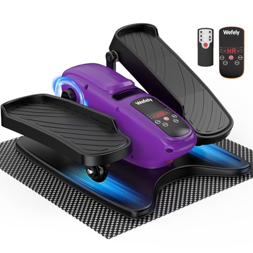 Image of Under Desk Elliptical Machine,Leg Exerciser While Sitting for Seniors with 12 Adjustable Speed RF Remote Control,Quiet & Portable Mini Seated Pedal Exerciser with Non-Slip Mat for Home Office