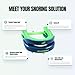 ZYPPAH Anti Snoring Mouth Guard – Clinically Proven 91% Effective Snore Stopper with Patented Tongue Stabilization Strap - Custom Fit - FSA/HSA Approved Snoring Solution (Green)