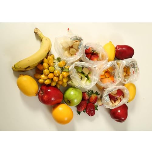 Image of Zip Lock Bag with Slider | Assorted Pack of 3 (10 Small + 10 Medium + 10 Large)| Ziplock Bags for Fridge & Travel Packing | Zipper Pouch & Zip Lock Covers for Food, Vegetables & Kitchen