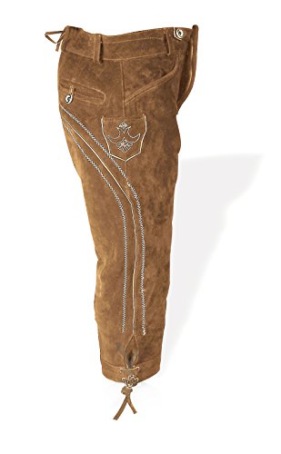 Heren klederdrachtset leren broek met bretels + klederdrachthemd Beierse Oktoberfest (broek + overhemd) BLB02 - Afbeelding 7