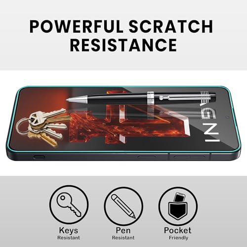 Image of ArmourPro Military Grade Gorilla Tempered Glass Screen Protector for Lava Agni 4 5G (6.78 Inch) With Easy Installation Kit| Edge-To-Edge Protector Coverage |Black