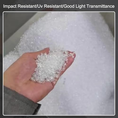 Hoja de policarbonato para techos, paneles transparentes de 3 mm de grosor, resistentes a los rayos UV, para invernadero, cultivo de techo, jardinería y toldos de patios