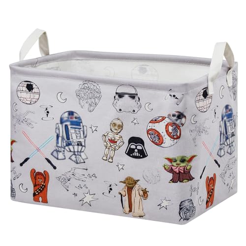 Image of BHXXRQRQ Room Nursery Decor,Baby Laundry Large Hamper Foldable With Waterproof Pe Coating,Dirty Clothes Basket Featuring The Child,Bedroom,Bathroom Set,Toy Bin,Kids Birthday Gifts (Square)