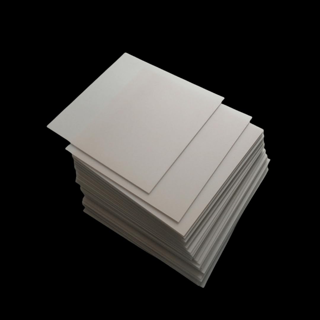 Ultra-Thin Aluminum Nitride Ceramic Sheets - High Thermal Conductivity Insulating Substrate for Electronics, 1PCS(50*50*1mm Unpolished)