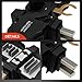 A-Premium Alternator Voltage Regulator Compatible with Volvo C70 2000-2004, S40 2003-2004, S60 2001-2009, S70 1999-2000, S80 1999-2006, V40 2003-2004, V70 1999-2007, XC70, XC90, A-Circuit 14.6 Vset