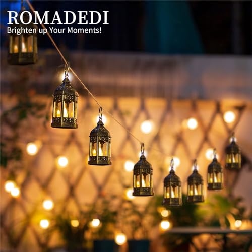 Romadedi Gold Candle Lantern Christmas - Image 4