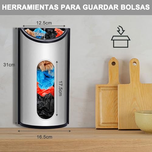 Encuentra reviews de Porta bolsas de plastico comprados en linea. 5 Imagen adicional