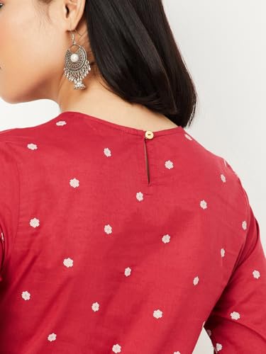 Image of Max Women's Cotton Regular Fit Casual Kurta