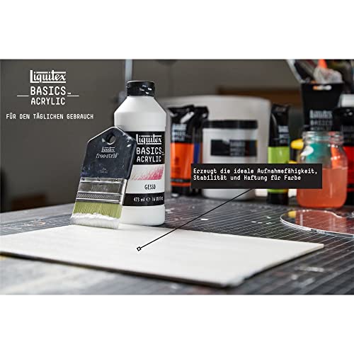 Image of Liquitex Basics Acrylic Additive, Gesso, 473 ml Bottle