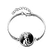 Rock Queen Sänger Freddie Mercury Charm-Armband für Frauen Accessoires Mode Gliederkette Armband Musikfans Geschenk