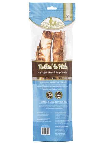 Fieldcrest Farms Nothing to hide Collegan Dog Chews (5", Beef)