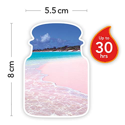 Image of Yankee Candle Pink Sands Scented #Best Selling Brand in USA | Premium Single Wick 104 GMS Wax Candle in Glass Jar | Over 20 hrs of Burn Time | Ideal for Home Decor, Gifting,Spa, Bedroom, Living Room
