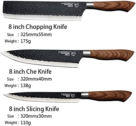 Set Cuchillos Cocina 6 Piezas Acero Inoxidable miniatura 3