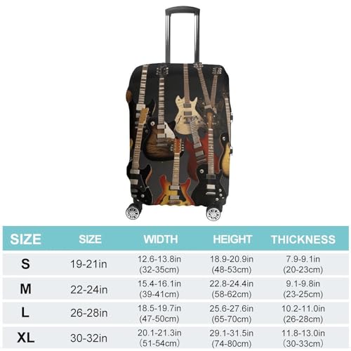Travel Luggage Cover Elastic Washable Suitcase Cover Fashion Scratch-Resistant Baggage Covers Guitars Suitcase Protector Fit 18-32 Inch Luggage2