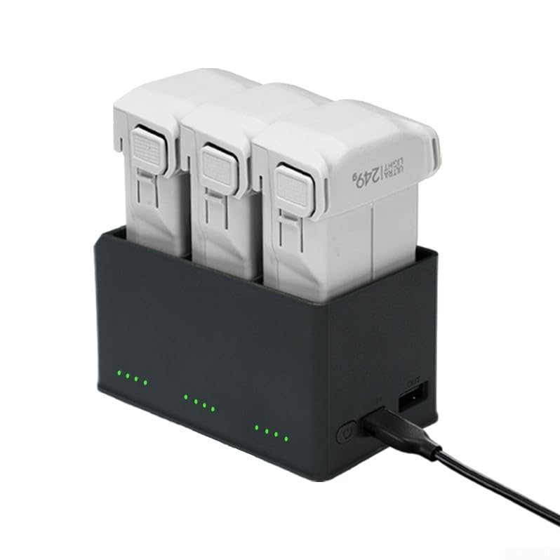 Gestore 3 Slot per DJI per mini 5 Pro ABS Nero Gestore 3 Slot