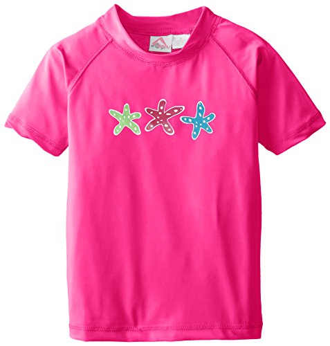 Image of Kanu Surf Girls' Jade Rash Guard UPF 50+ Sun Protection Short Sleeve Swim Shirt