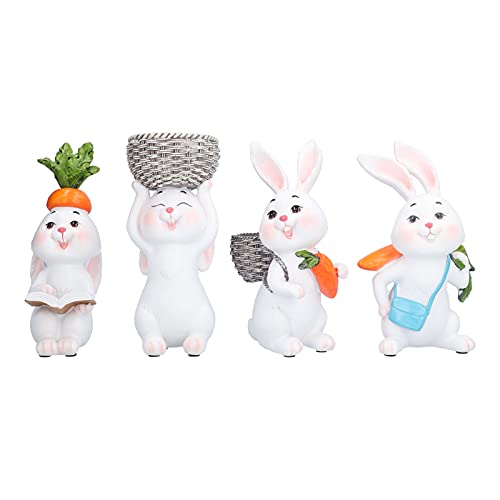 Lapin ornement résine desktop artisanat pour décoration maison et cour