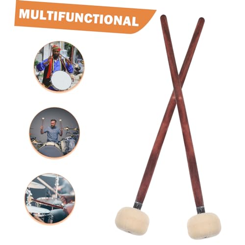 2 Baquetas de madera con fieltro para percusión miniatura 5