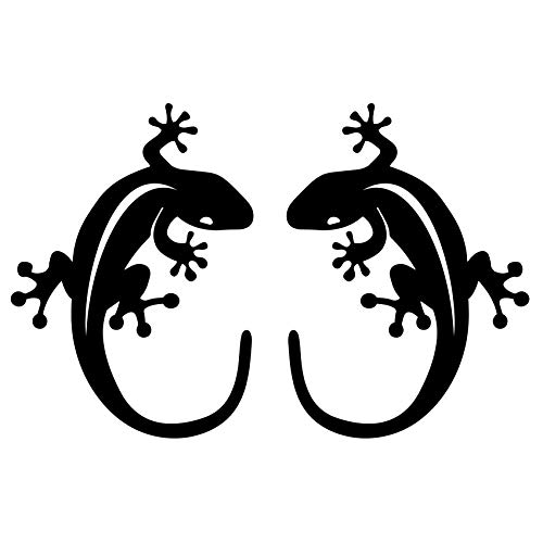 Custom Vinyl Pegatina Vinilo Gecko diseño registrado (Rojo)