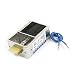 New Lon0167 DC 12V Featured 10mm Stroke 55N reliable efficacy Force Spring Load Linear Door Locking Solenoid(id:173 38 1b 02d)