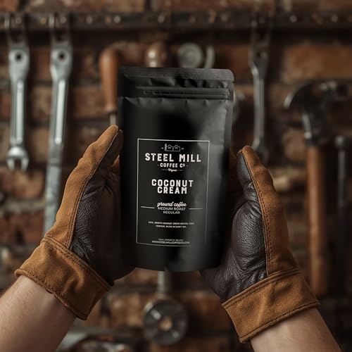 Steel Mill Coffee Co. Café en grano sabor crema de coco 2lb miniatura 4